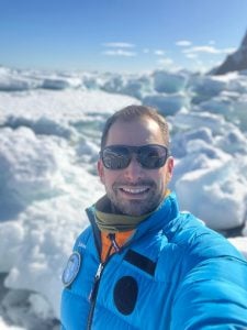 (audio) Rodrigo López y cómo se vive el Mundial desde la Base Orcadas
