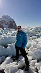 (audio) Rodrigo López y cómo se vive el Mundial desde la Base Orcadas