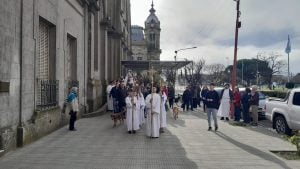 Festejos patronales: procesión en honor a la Virgen del Carmen (video)