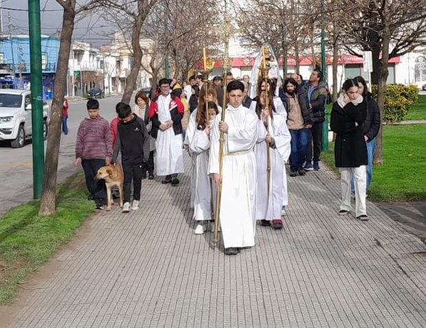 Festejos patronales: procesión en honor a la Virgen del Carmen (video)