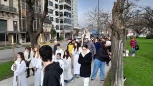 Festejos patronales: procesión en honor a la Virgen del Carmen (video)