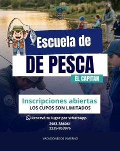 (audio) Lanzan la Escuela de Pesca Infantil “El Capitán”. Una iniciativa gratuita para los más chicos