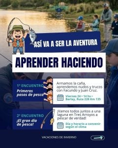 (audio) Lanzan la Escuela de Pesca Infantil “El Capitán”. Una iniciativa gratuita para los más chicos