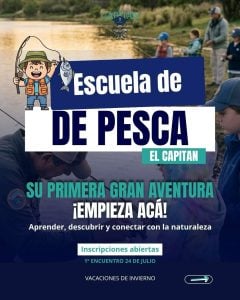 (audio) Lanzan la Escuela de Pesca Infantil “El Capitán”. Una iniciativa gratuita para los más chicos