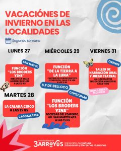 La Dirección de Cultura lleva propuestas gratuitas a las localidades del distrito