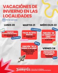 La Dirección de Cultura lleva propuestas gratuitas a las localidades del distrito