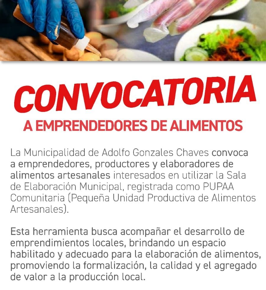 Chaves Municipio impulsa las actividades de emprendedores alimenticios