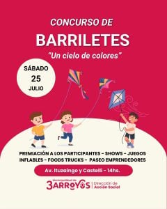 (audio) Este sábado, organizan un concurso de barriletes para toda la familia