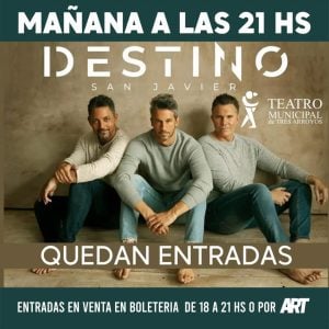 (audio) Imperdible: Destino San Javier se presenta este sábado en el Teatro Municipal