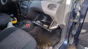 Se quemó el tablero de un Ford Focus en La Rioja al 200