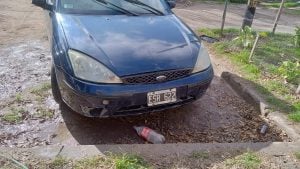 Se quemó el tablero de un Ford Focus en La Rioja al 200