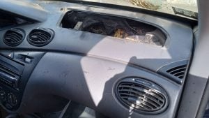 Se quemó el tablero de un Ford Focus en La Rioja al 200
