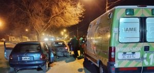 Choque en Jujuy y Libertad: tres personas al hospital