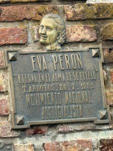 El PJ tresarroyense homenajeó a Eva Perón