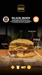 Boomerang compite para ser la mejor hamburguesa con la “Black Moon”