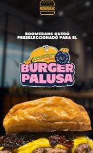 Boomerang compite para ser la mejor hamburguesa con la “Black Moon”