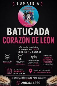 (audio) Inscriben a nuevos integrantes en la Batucada Corazón de León