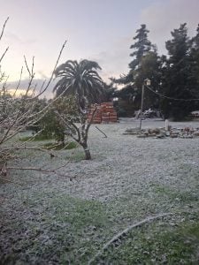Toda la zona comparte imágenes de la nevada con nuestra radio