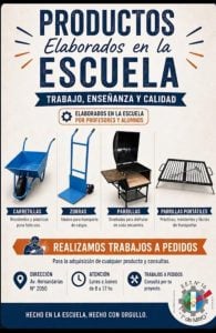 (audio) Alumnos de una escuela en Chaco fabrican “chulengos” para insertarse en el mundo laboral