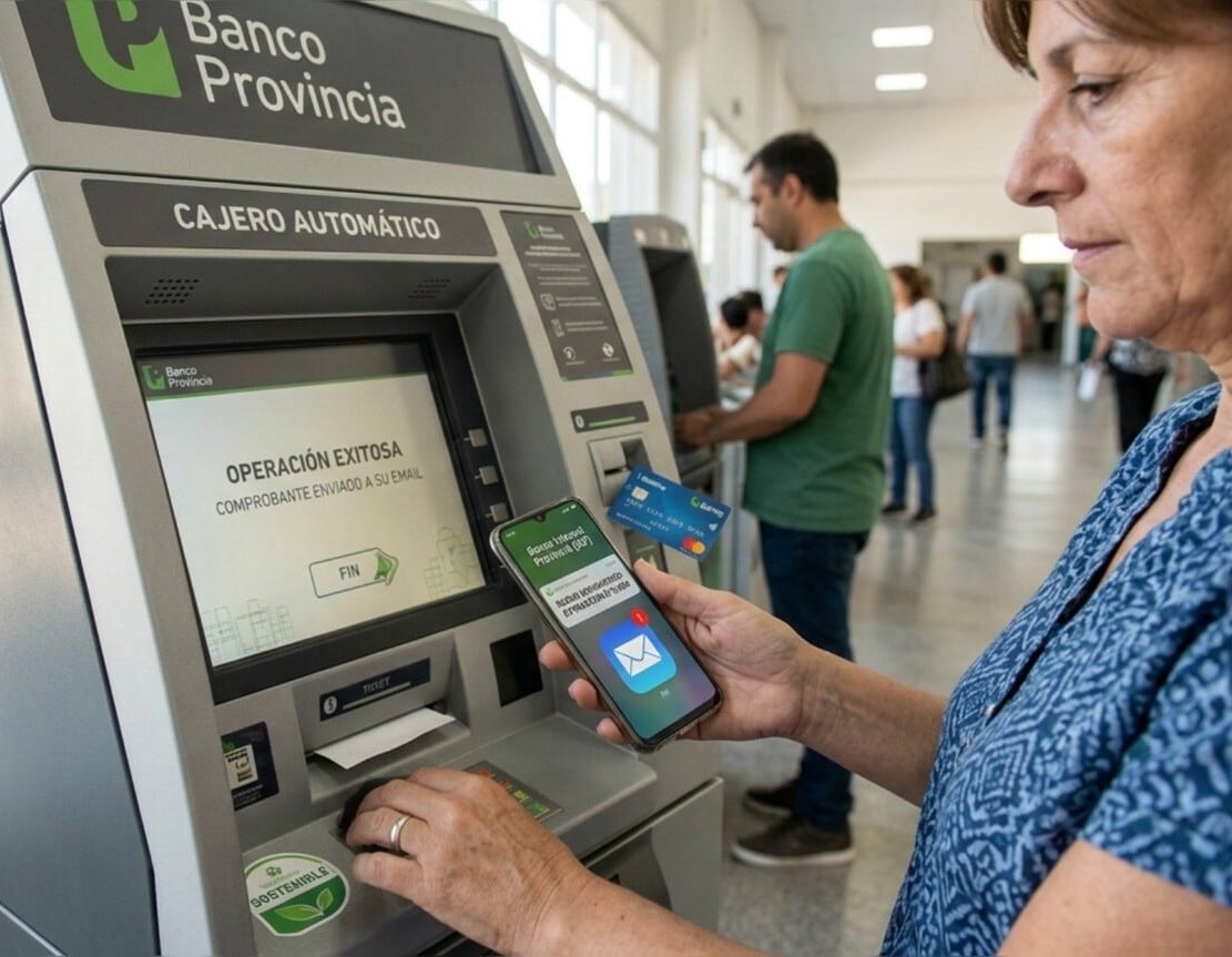 Banco Provincia elimina tickets de papel en cajeros: cómo recibir comprobantes
