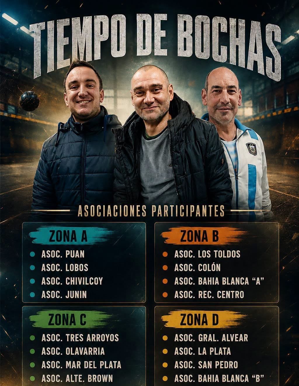 Bochas: Tres Arroyos cayó ante Olavarría en el debut del Provincial en Junín
