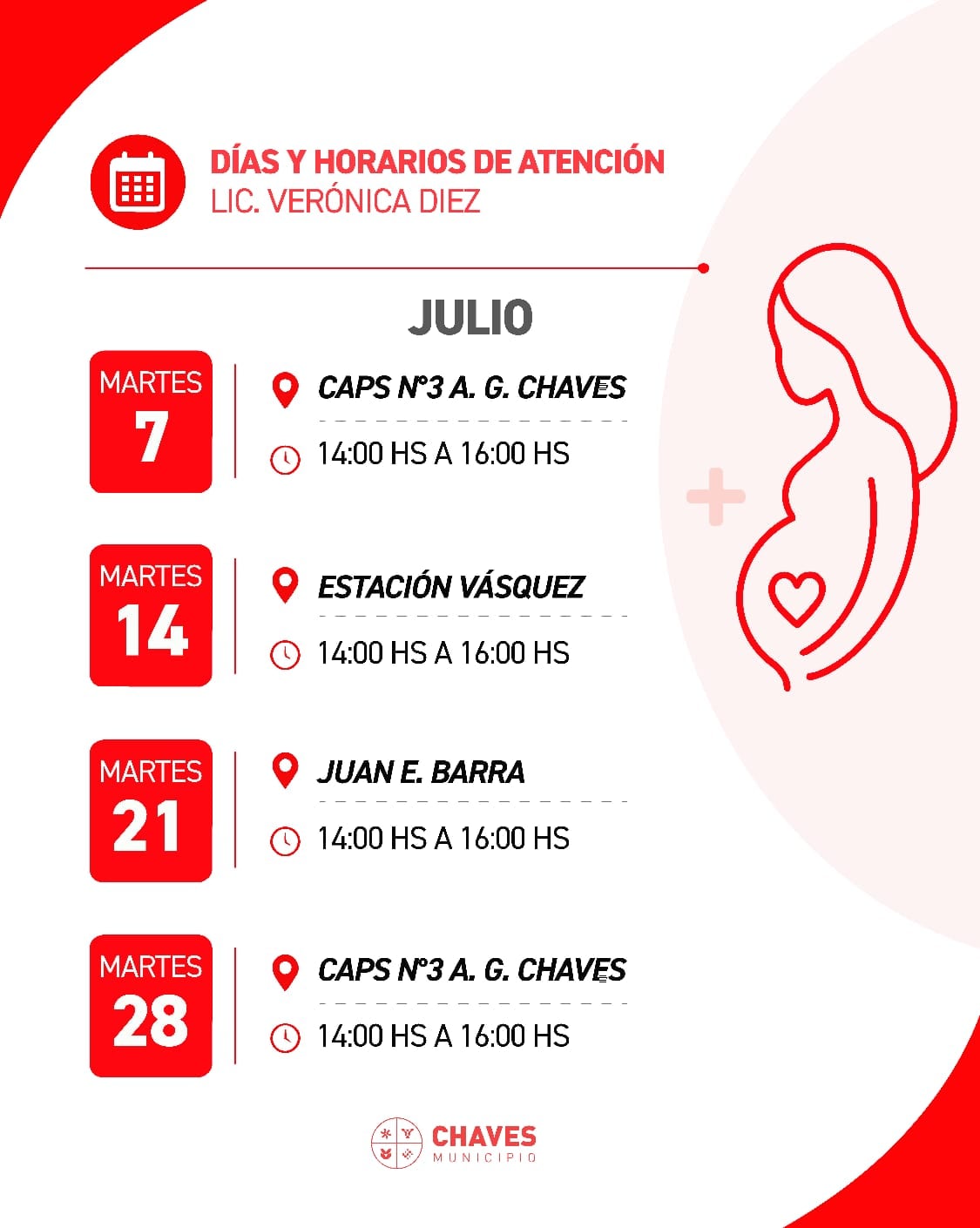Chaves Municipio la Secretaría de Salud amplía el acceso para ofrecer el servicio de Obstetricia en todo su Distrito