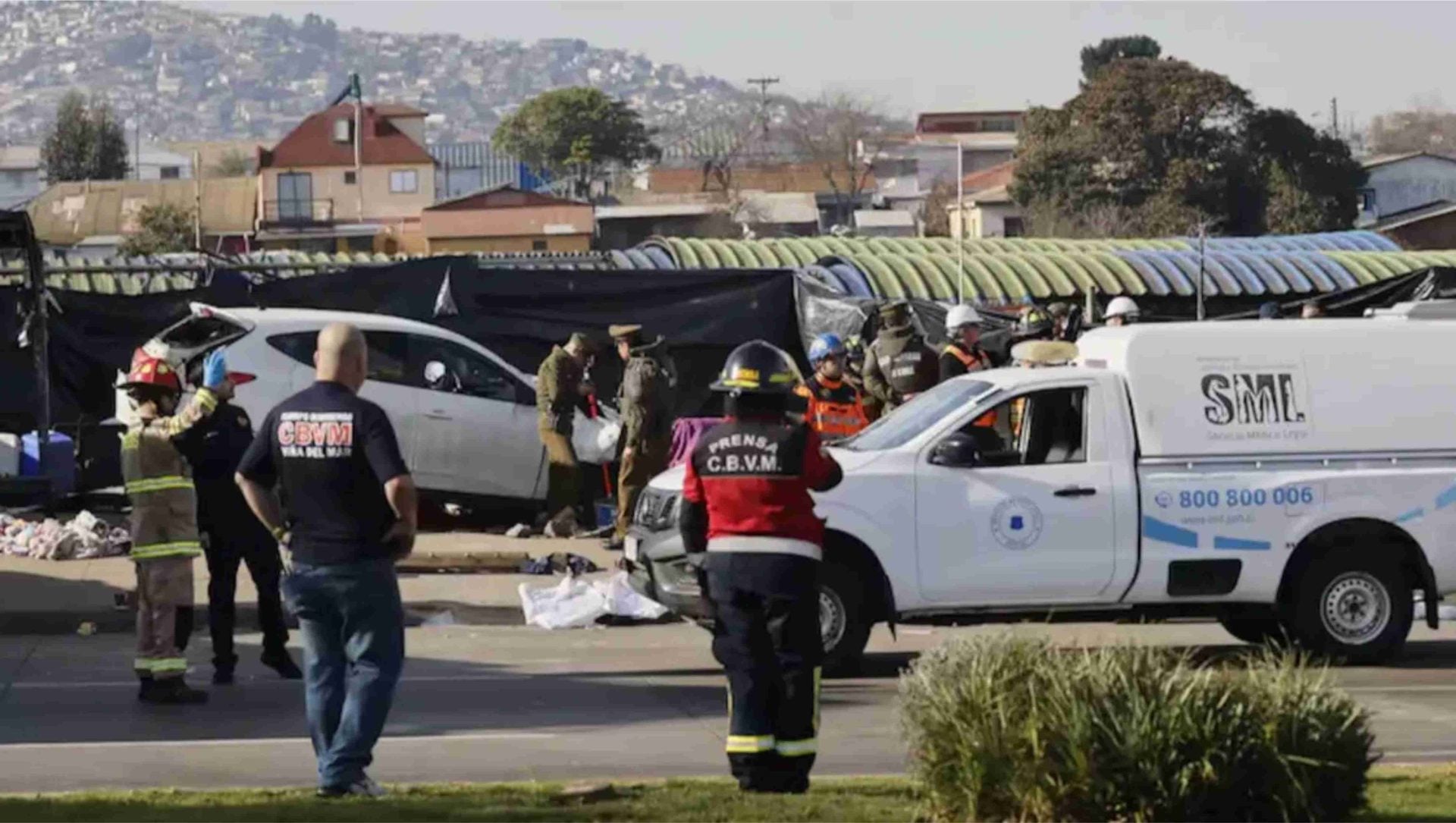 Chile: un miembro de la Armada atropelló con su auto y mató a seis personas    