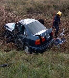 Tragedia vial en Pehuajó: dos muertos y cuatro heridos en triple choque