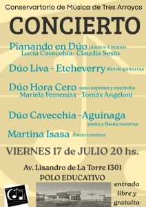 (audio) El Conservatorio de Música cierra el cuatrimestre con el concierto “Melodías de Invierno”