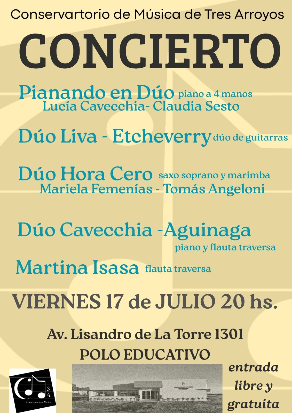 (audio) El Conservatorio de Música cierra el cuatrimestre con el concierto 