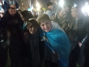 Tres Arroyos copó la Plaza San Martín tras el triunfo de la Selección (videos)