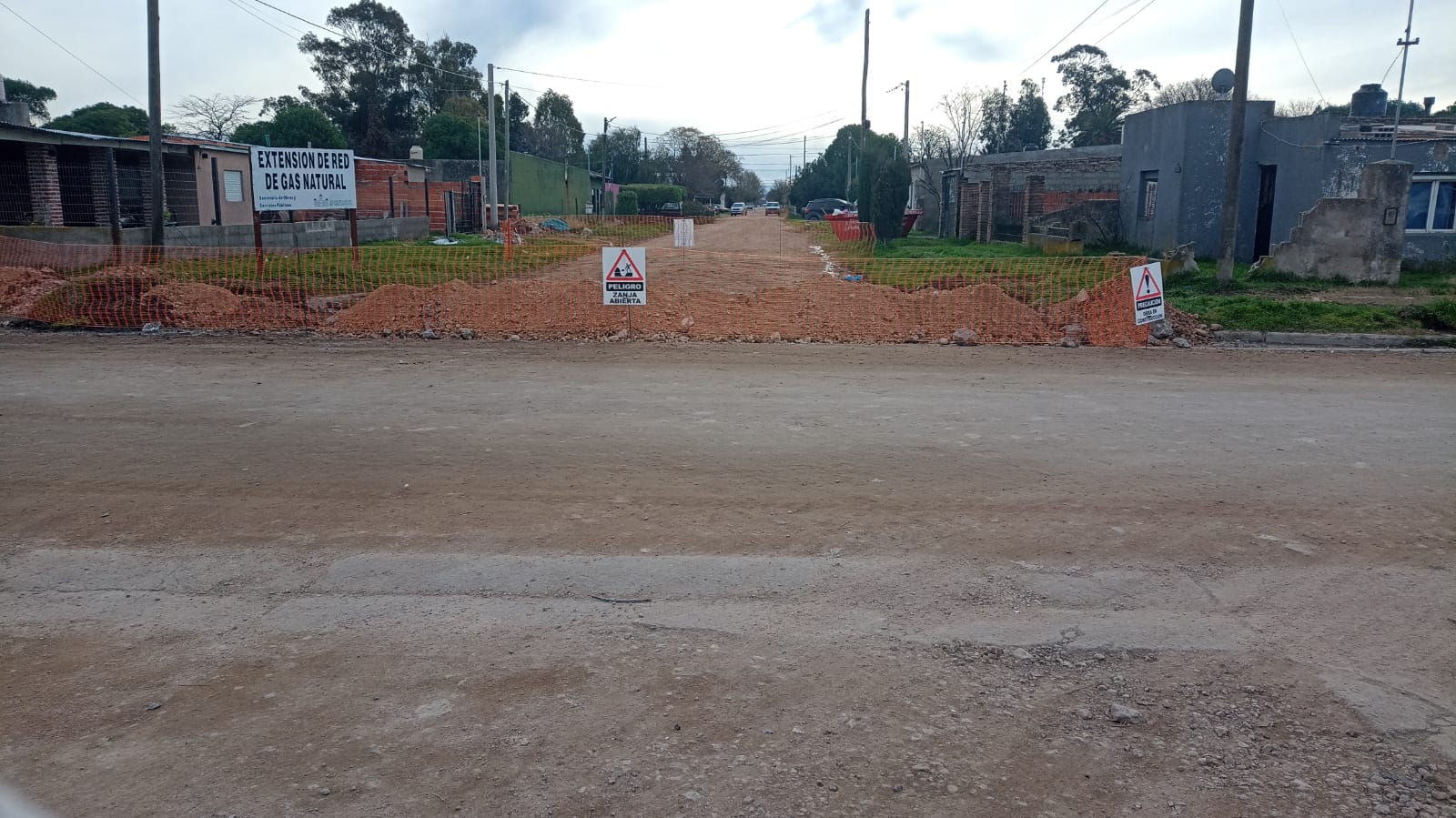 Circular con precaución por obra de gas en Mar del Plata y Urquiza