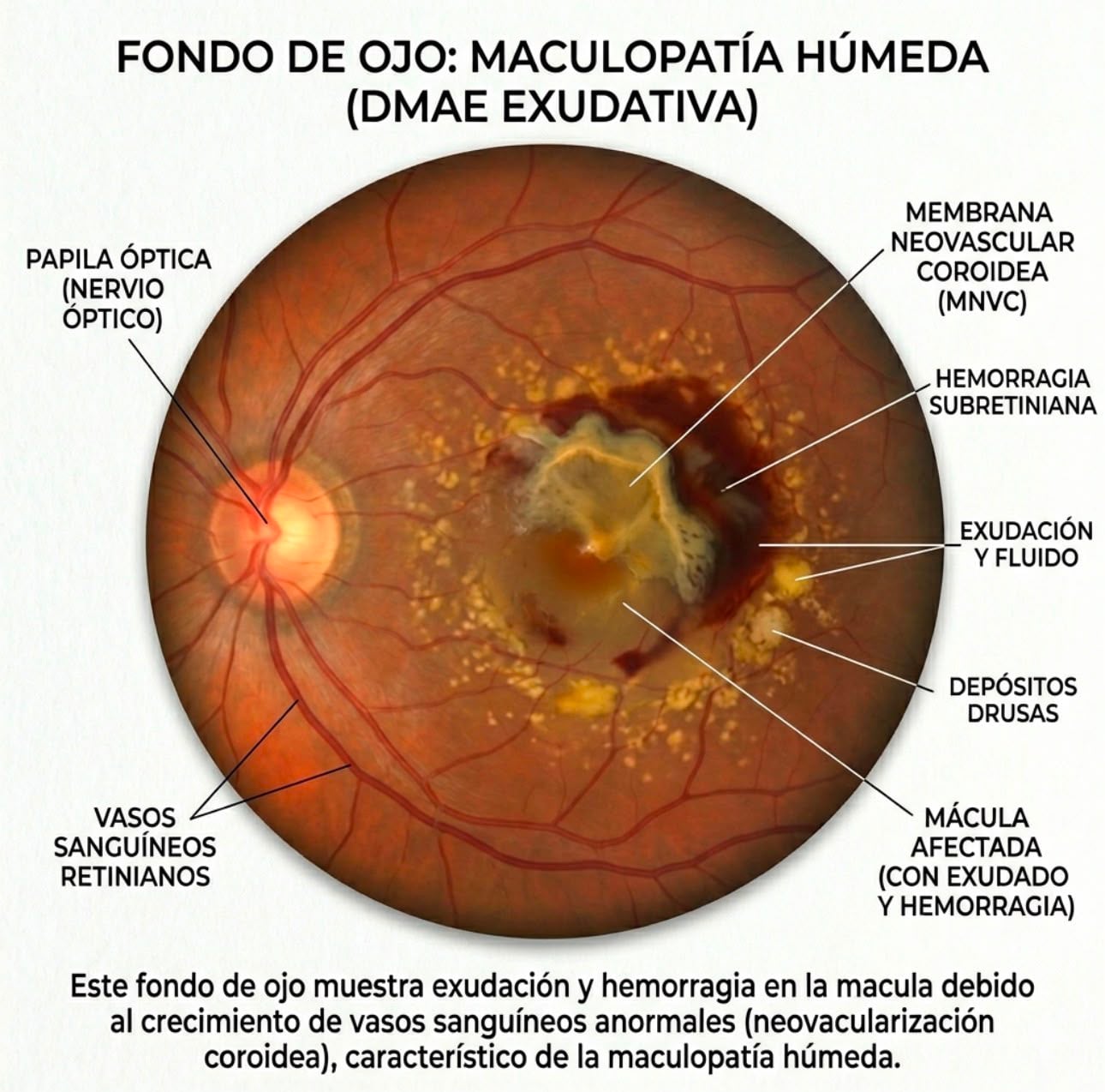 Maculopatía Húmeda: Cuando el tiempo corre para salvar la visión central