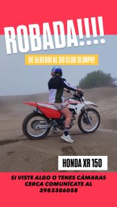 Robaron una moto de la puerta de la sede de Olimpo