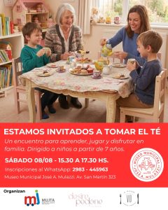 El Museo del Juguete invita “a tomar el té” en el Mulazzi