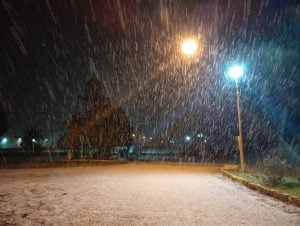 (videos) La primera nevada del invierno. De Tres Arroyos a todo el país las imágenes de LU24 por TN