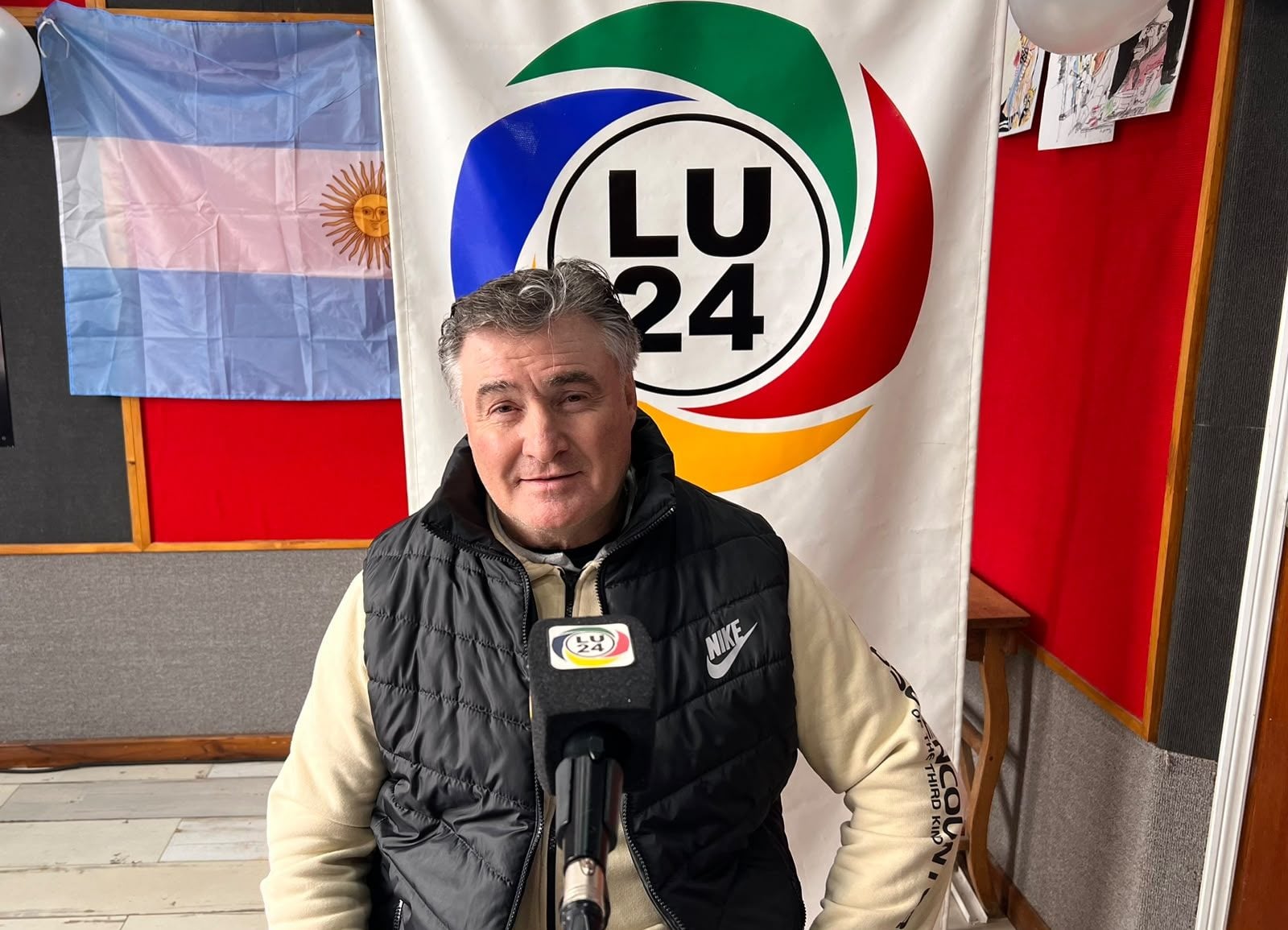 Alfredo Valerio detalló el avance de la campaña solidaria para pintar la Secundaria N°4 (audio)