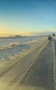 (videos) La primera nevada del invierno. De Tres Arroyos a todo el país las imágenes de LU24 por TN