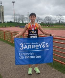 Atletismo: Rodrigo Alanis campeón U18 en Mar del Plata