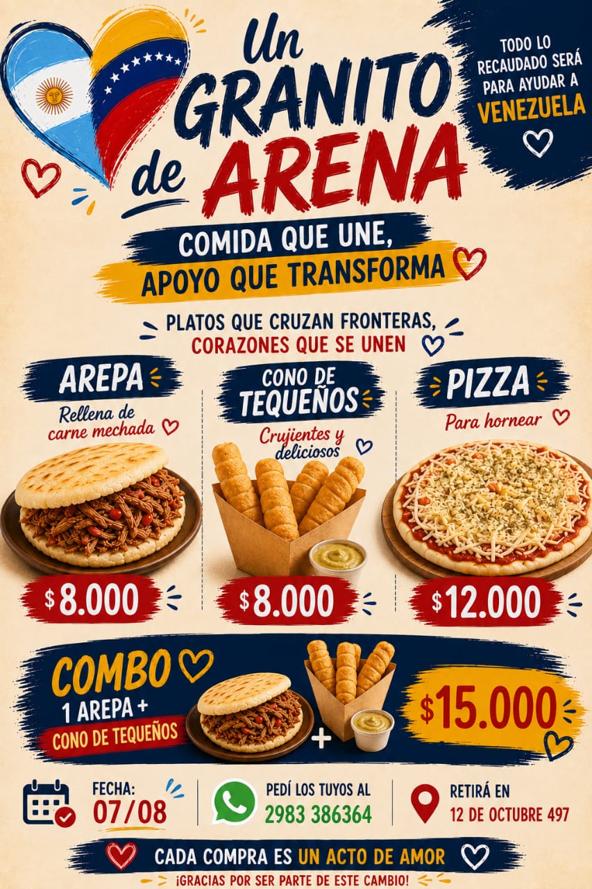 (audio) La colectividad venezolana local organiza venta de comidas para ayudar a los damnificados