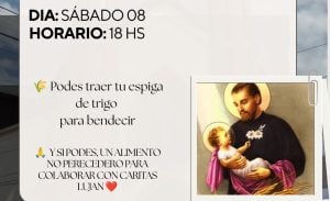 Misa en Acción de Gracias a San Cayetano en la Parroquia Luján