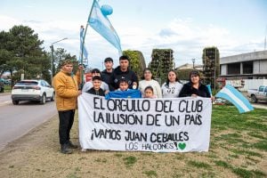 Gran recibimiento para Juan Martín Ceballes