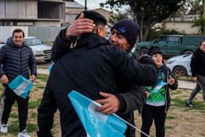 Gran recibimiento para Juan Martín Ceballes
