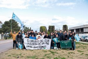 Gran recibimiento para Juan Martín Ceballes