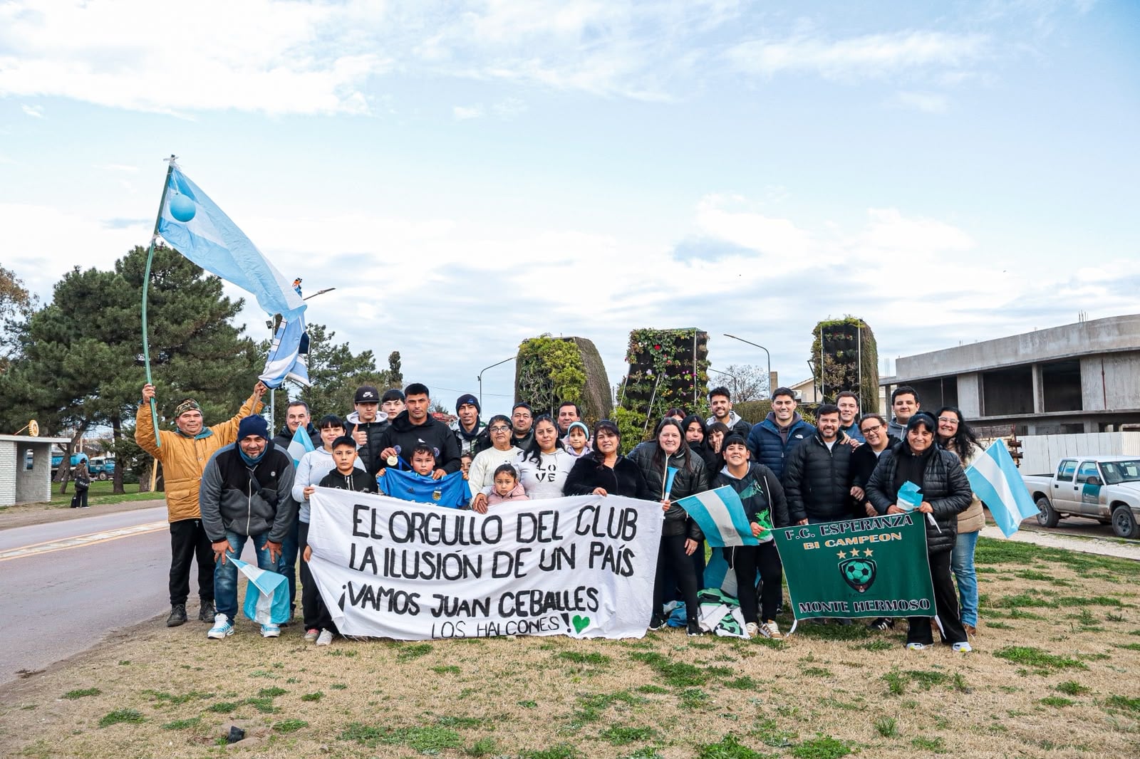 Gran recibimiento para Juan Martín Ceballes