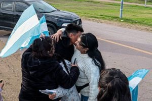 Gran recibimiento para Juan Martín Ceballes