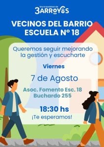 El Intendente continúa sus recorridas por los barrios