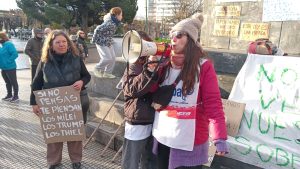 (videos)Tres Arroyos también marchó contra la Ley de Tierras