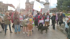 (videos)Tres Arroyos también marchó contra la Ley de Tierras