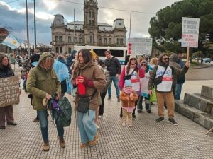(videos)Tres Arroyos también marchó contra la Ley de Tierras